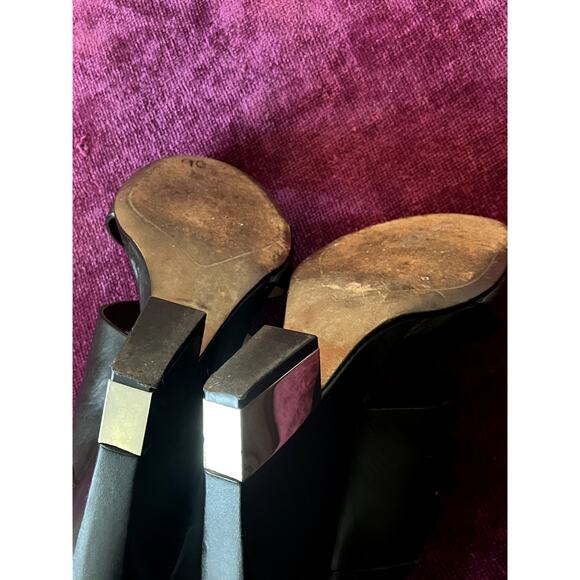 GIVENCHY Strappy Wedge Sandal w Metal Heel Size 7 Sexy Shoes LUXURY - Picture 7 of 10